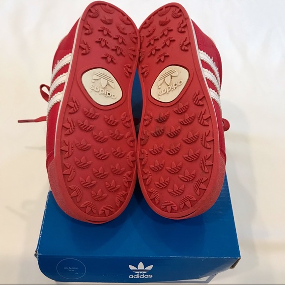 3X HP!!! 🤩 Adidas Red Samoa Sneakers 👟 - Picture 4 of 5